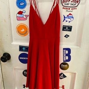 Red homecoming/formal dress